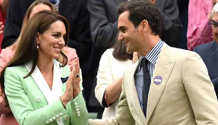 Kate Middleton leaves an impact on Roger Federer