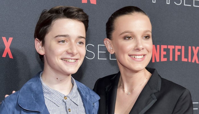 Noah Schnapp and Millie Bobby Brown appear in Stranger Things together