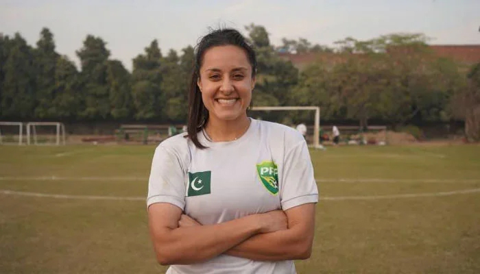 Maria Khan, the captain of Pakistan’s women football team — PFF/File