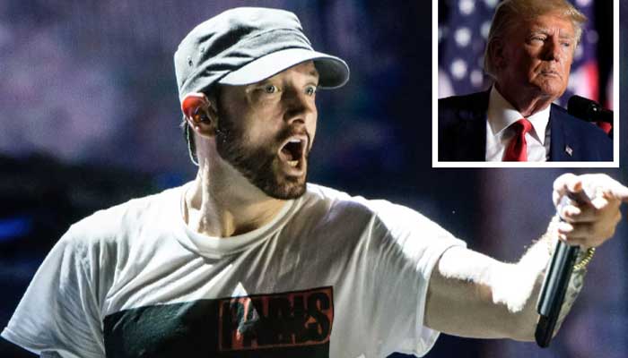 Eminem has been a vocal critic of Donald Trump since 2017