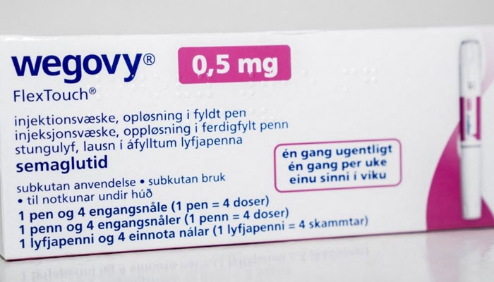 Novo Nordisks Wegovy obesity drug reduces heart attack and stroke risk by 20%. AFP /,file