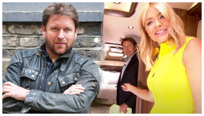 Holly Willoughby returning favour to James Martin ?