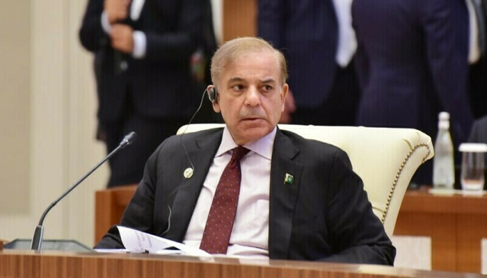 Prime Minister Shehbaz Sharif attends SCO head of states meeting in Samarkand, Uzbekistan on September 16, 2022. — PM Office