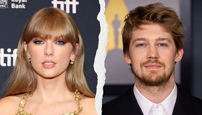 Taylor Swift (L) and Joe Alwyn (R)