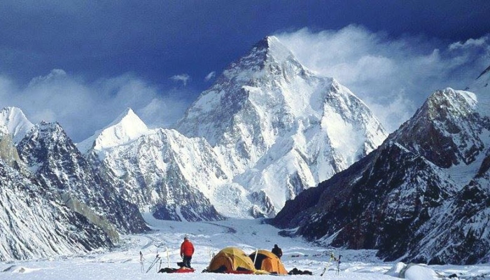 K2 ana kampının tarihsiz bir görüntüsü.  — Facebook/Macera Vakfı Pakistan