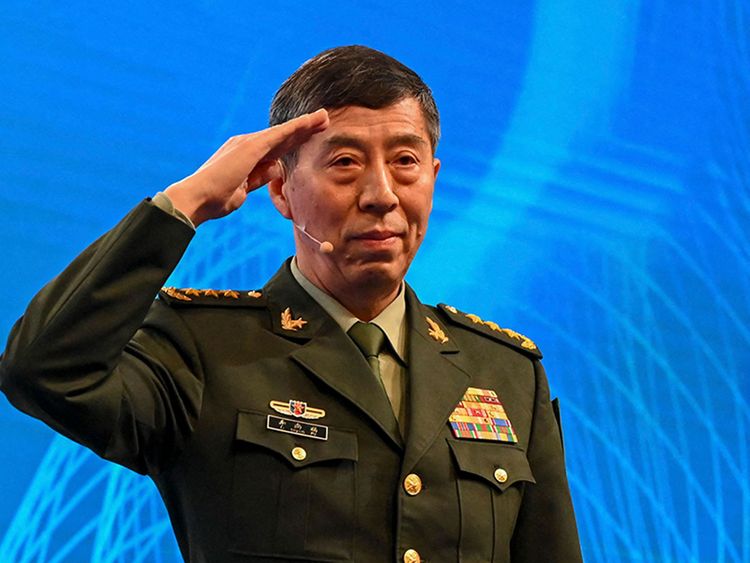 This image shows Chinas Minister of National Defence Li Shangfu. — AFP/File