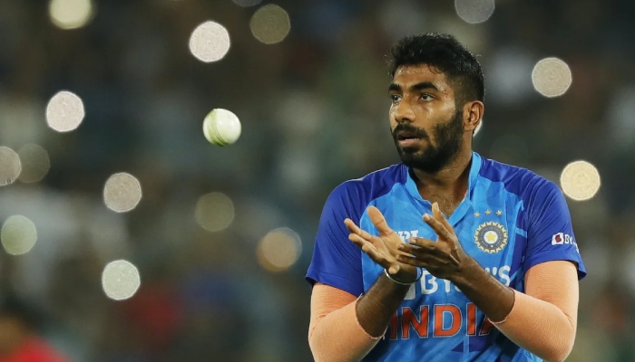 Indian fast bowler Jasprit Bumrah photographed during a match. — BCCI/File