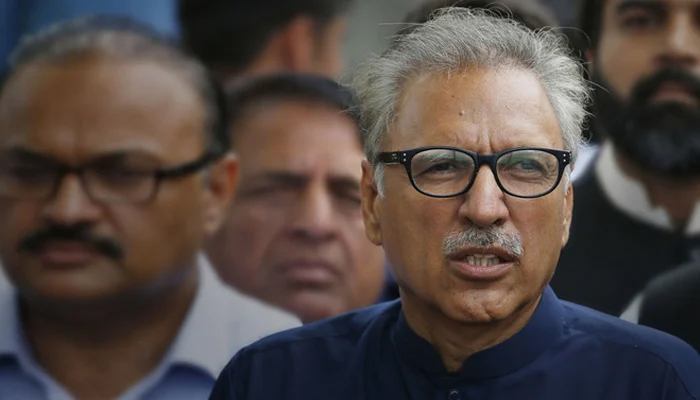 President Arif Alvi. — AFP/File