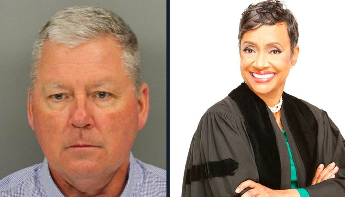 Sheriff resigns after pleading guilty to sexual battery of TV Judge Glenda Hatchett.—Twitter@LawCrimeNetwork