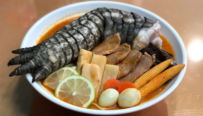 A bowl of Witch Cat Kwais Godzilla Ramen. — CNN/Witch Cat Kwai/File