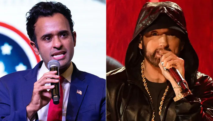 Vivek Ramaswamy called out by rapper Eminem for using his music in ...