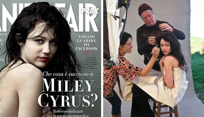 PICS] Miley Cyrus Reenacts W Magazine's Racy September 2015 Photo Shoot –  Hollywood Life