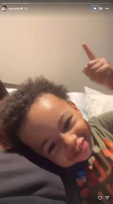 Cardi B posts endearing video of son ahead of his second birthday