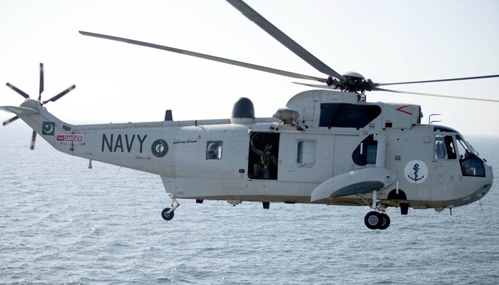 A Pakistan Navy helicopter. — Pakistan Navy/File