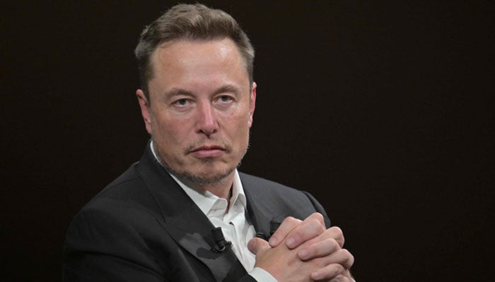 Tesla CEO Elon Musk looks on as he speaks during his visit to the Vivatech technology startups and innovation fair at the Porte de Versailles exhibition centre in Paris, on June 16, 2023. — AFP/File