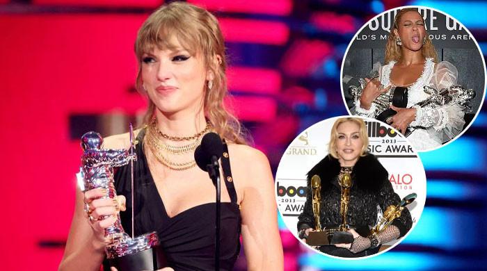 VMAs 2023: Taylor Swift steals Madonna, Beyoncé's throne with record ...