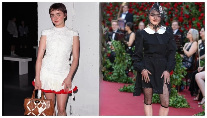 Maisie Williams shines at Stefan Cookes London Fashion Week show