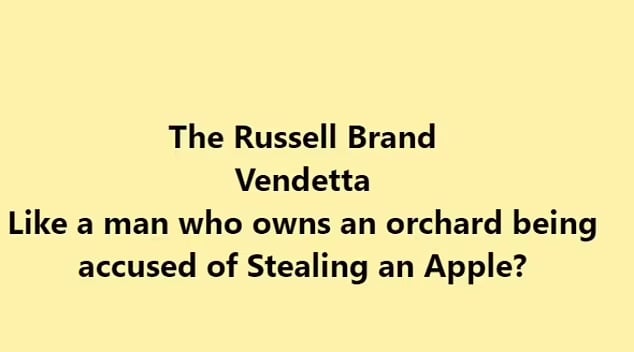 Russell Brands father denounces sexual assault claims as vendetta against comedian