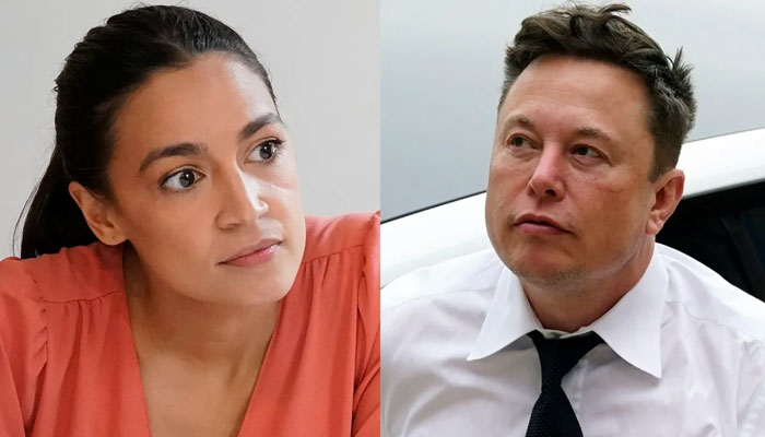 Representative Alexandria Ocasio-Cortez (AOC) and billionaire entrepreneur Elon Musk. The News/File