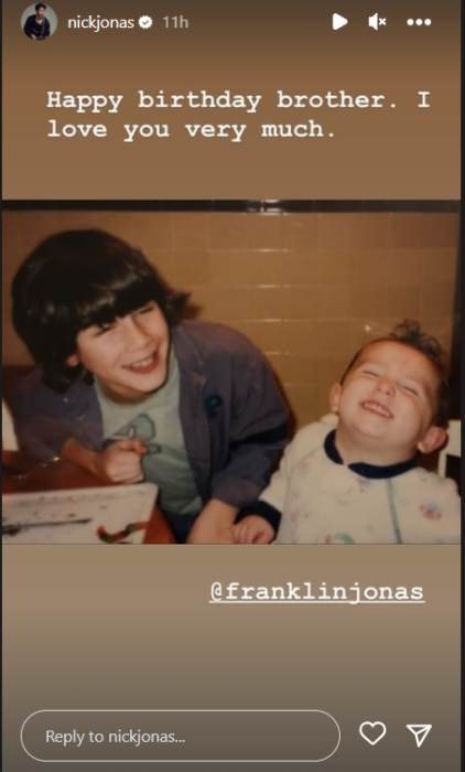 Jonas Brothers celebrate Frankie Jonas's 23rd birthday with sentimental ...