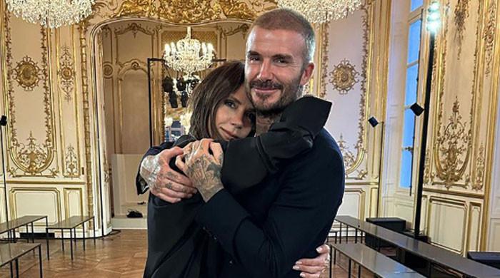 Victoria Beckham Joined by Husband David And Their Kids at Paris Fashion  Week