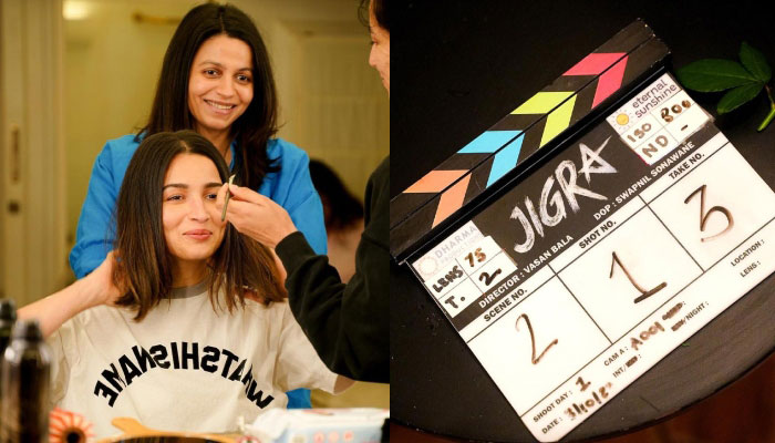 Alia Bhatt shares interesting glimpses from the set of her upcoming film Jigra