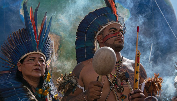 The 10-day annual protest held by Indigenous people from tribes that arrive from all over Brazil calls for greater protection of their land and rights. — AFP/File