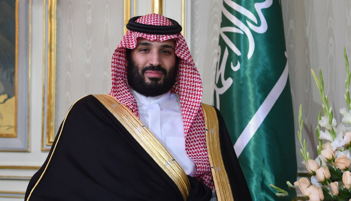 Saudi Arabias powerful Crown Prince Mohammed bin Salman looks on in this picture released on March 18, 2019. — X/@AFP