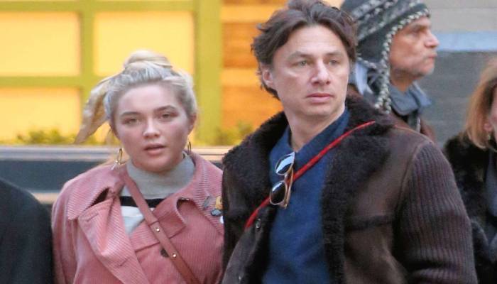 Florence Pugh with Zach Braff