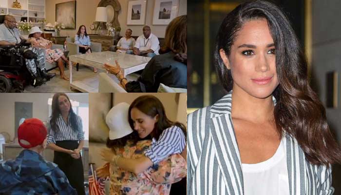 Meghan Markles secret meeting with military families revealed in new video