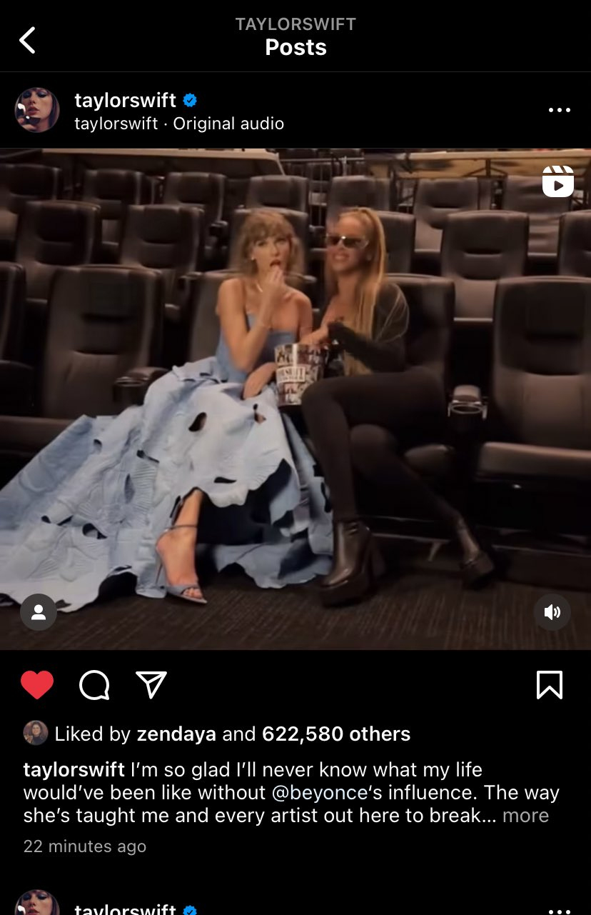 Zendaya subtly supports Taylor Swift years after their alleged fall-out