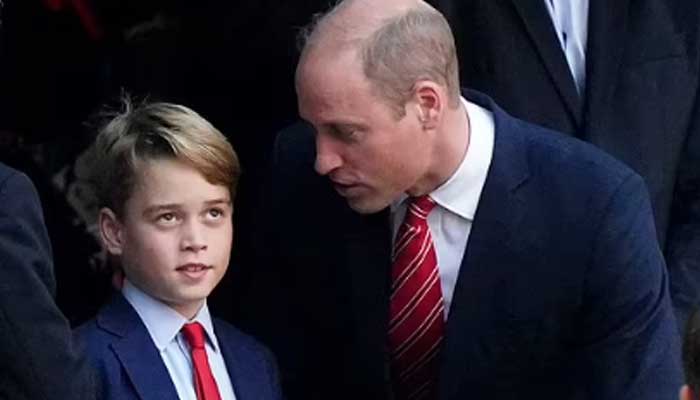 Prince George shows loyalty to father Prince Williams team in Rugby World Cup