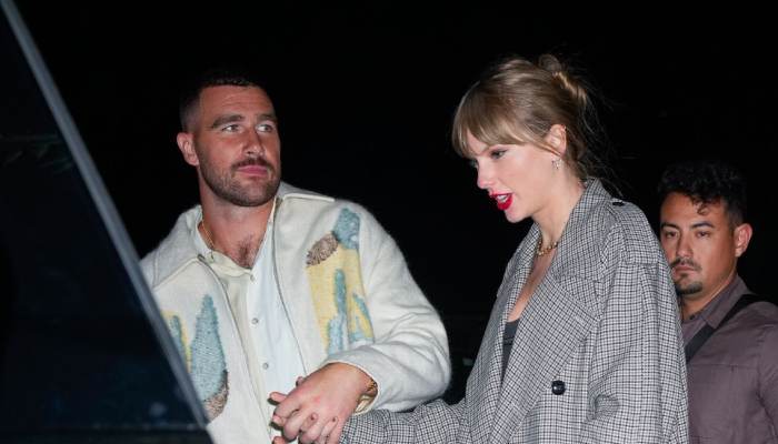 Taylor Swift holds hand with alleged boyfriend Travis Kelce in New