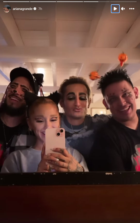 Ariana Grande enjoys makeover party with brother and pals following divorce