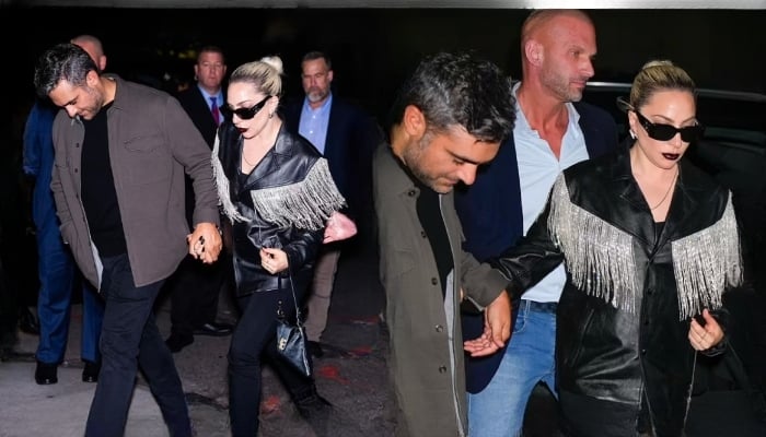 Lady Gaga steps out with Michael Polansky at SNL after party in NYC