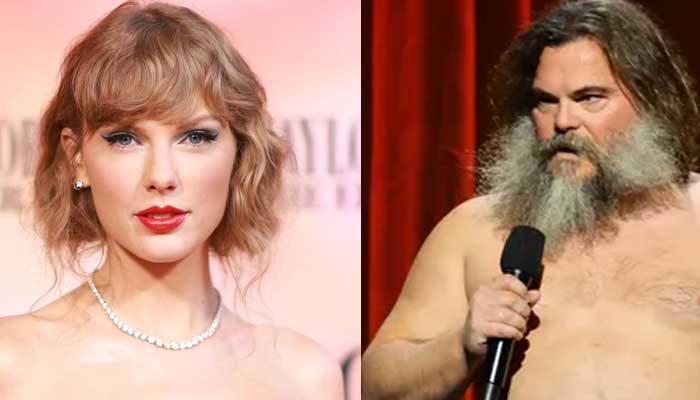 Jack Black sets the stage ablaze as he strips to sing Taylor Swifts Anti-Hero