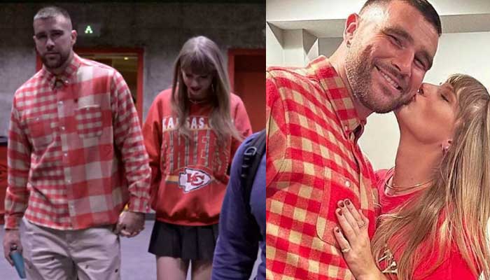 Taylor Swift tugs at Travis Kelces heartstrings in viral video