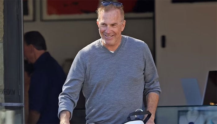 Kevin Costner spotted gift shopping with smile at 68.