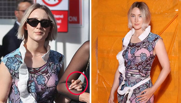 Saoirse Ronan sparks engagement rumours with massive diamond ring