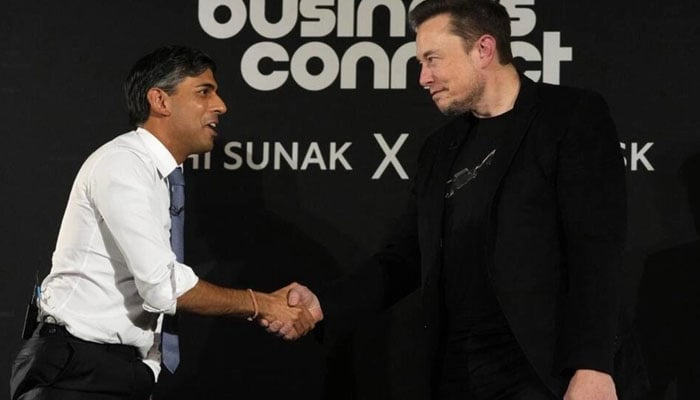 Elon Musk was speaking during a conversation with British Prime Minister Rishi Sunak at the end of a world-first AI summit in the UK. — AFP