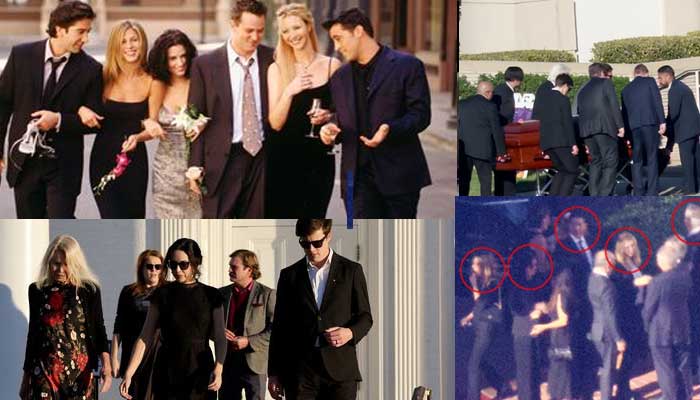 Jennifer Aniston, Courteney Cox break into tears as they pay last goodbyes to Matthew Perry