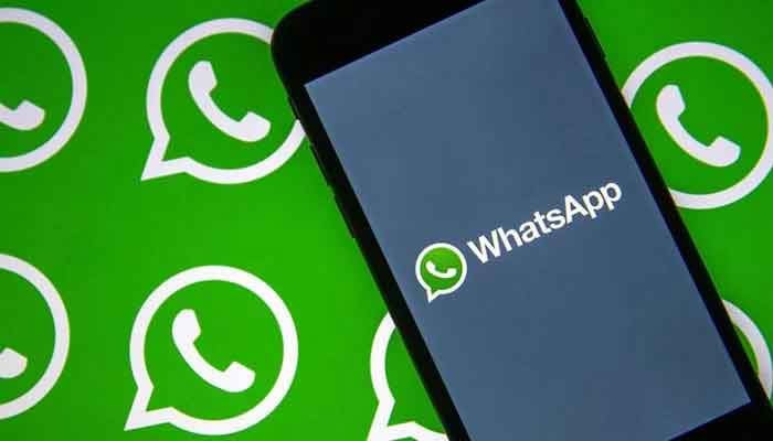 The representational image showing WhatsApp logo on a smartphone. — AFP/File