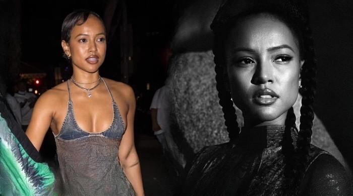 Karrueche Tran نے ٹریوس سکاٹ کی آفٹر پارٹی میں شرکت کے دوران جرات مندانہ فیشن بیان کیا۔