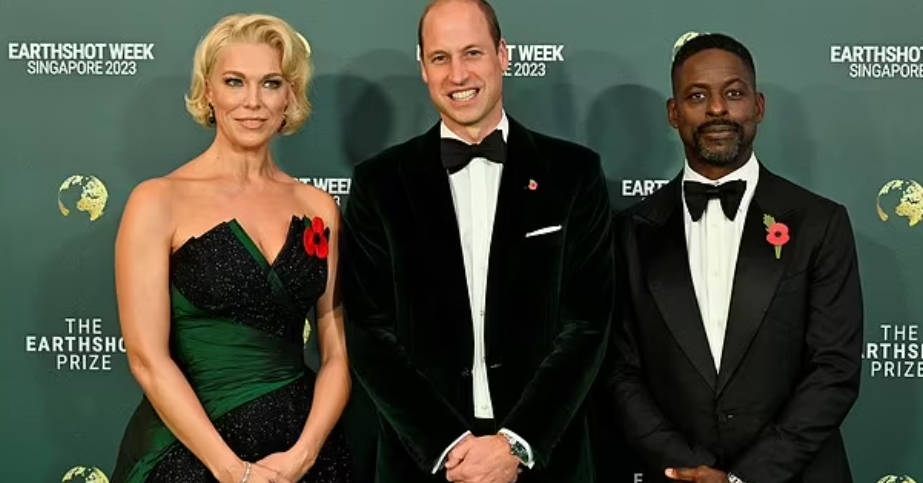 Hannah Waddingham radiates elegance alongside Prince William at Earthshot Prize