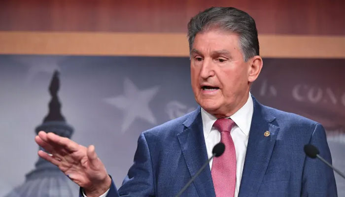 US Senator Joe Manchin, D-West Virginia, speaks during a press conference on Capitol Hill in Washington, DC, on November 1, 2021. — AFP