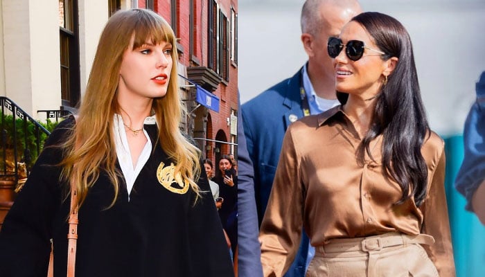 Taylor Swift (L) and Meghan Markle (R)