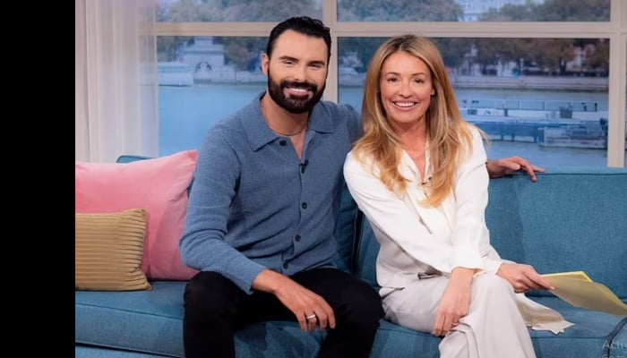 Cat Deeley joins This Morning with co-host Rylan Clark after Holly Willoughby exit