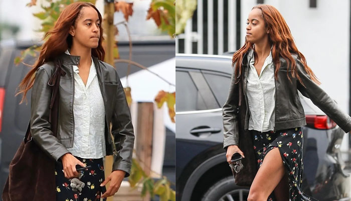 Malia Obama spotted in her autumn attire in West Hollywood. — X/@grosbygroup