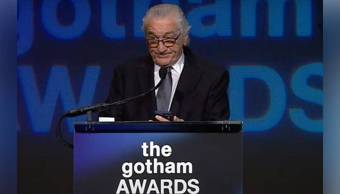 Robert De Niro speaks up about his speech being cut at Gotham Awards