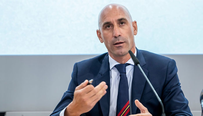 Luis Rubiales, the former Spanish football federation president. — AFP